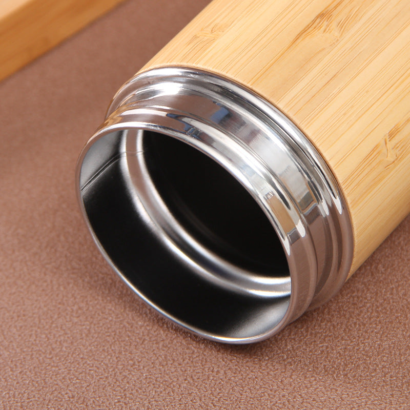 Premium-Wasserflasche aus Bambus (500 ml)